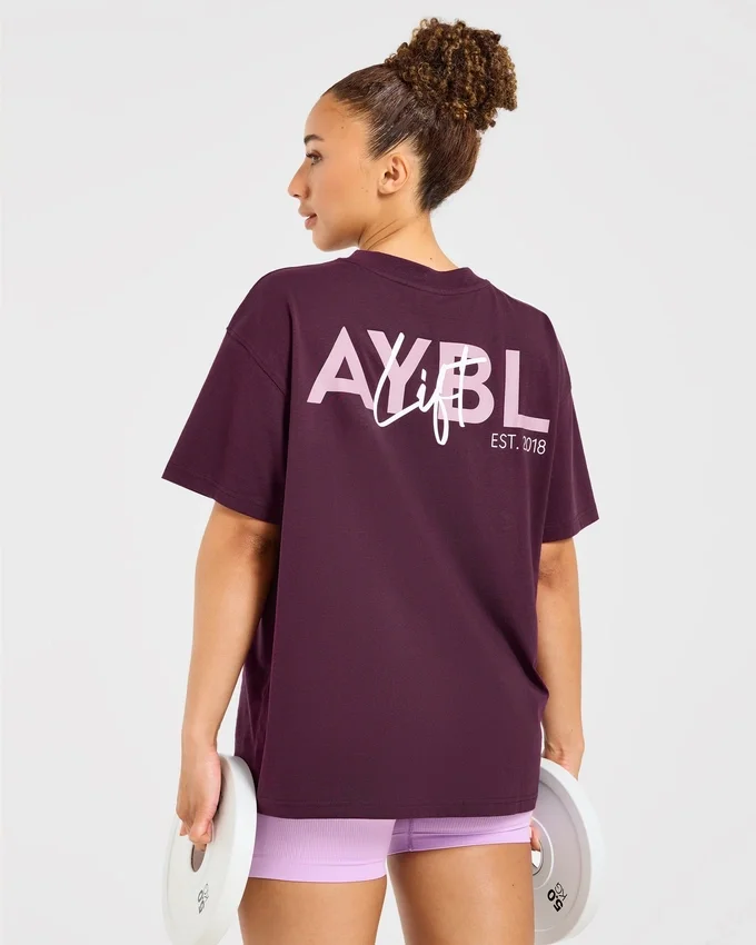 Lift Graphic Oversized T Shirt