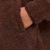 Oversized Zip Up Fleece Jacket
