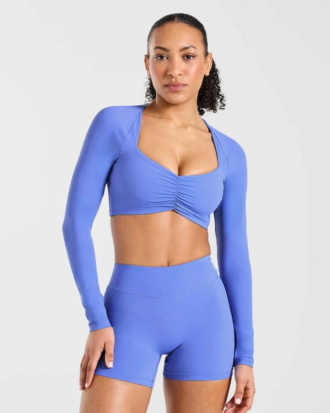 Physique Long Sleeve Crop Top