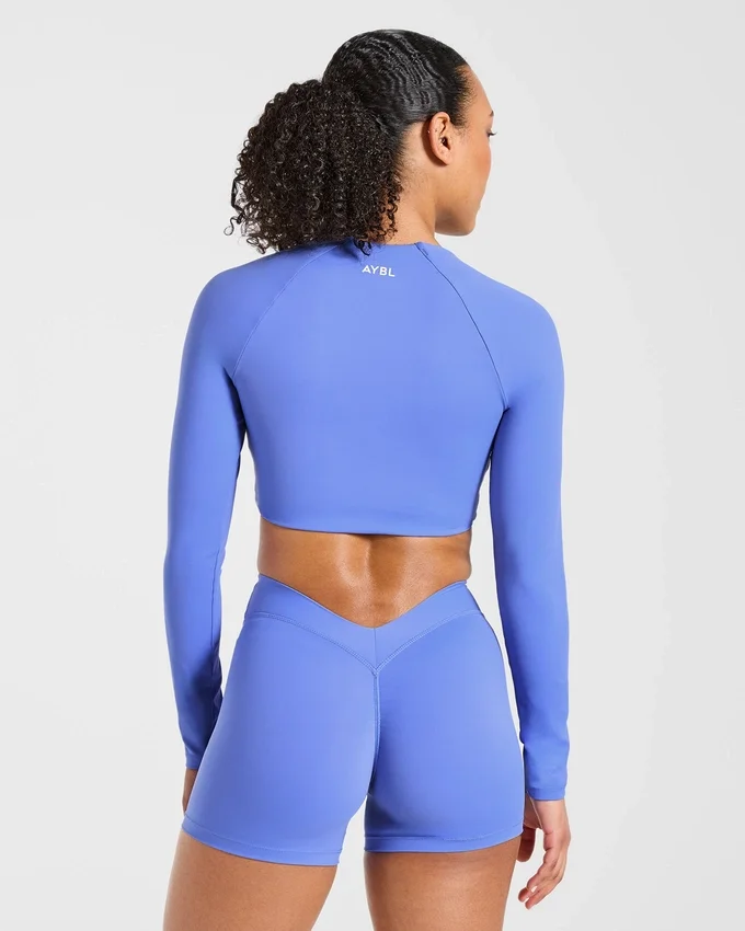 Physique Long Sleeve Crop Top