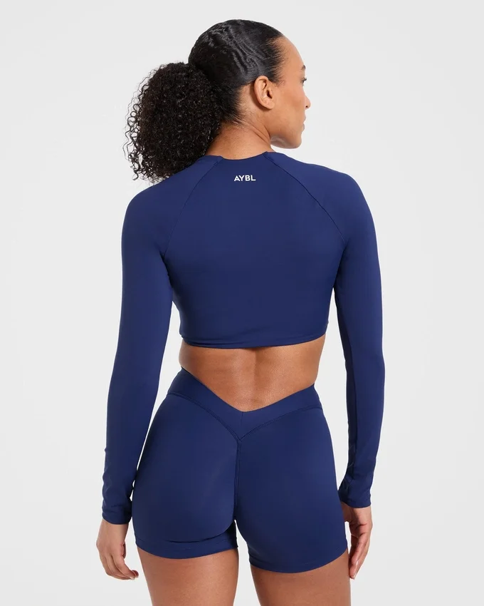 Physique Long Sleeve Crop Top