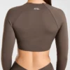 Physique Long Sleeve Crop Top