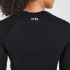 Physique Long Sleeve Crop Top