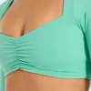 Physique Long Sleeve Crop Top