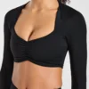 Physique Long Sleeve Crop Top