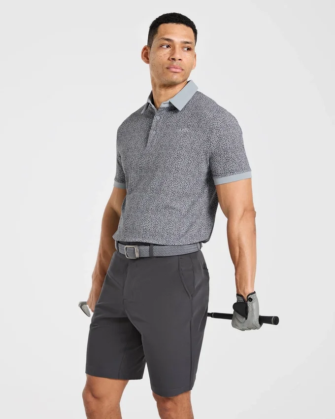 Precision Leopard Polo