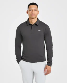 Precision Longsleeve Collared Pullover
