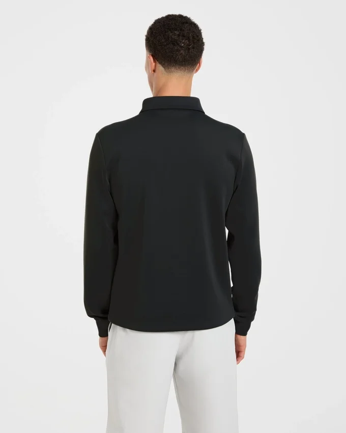 Precision Longsleeve Collared Pullover
