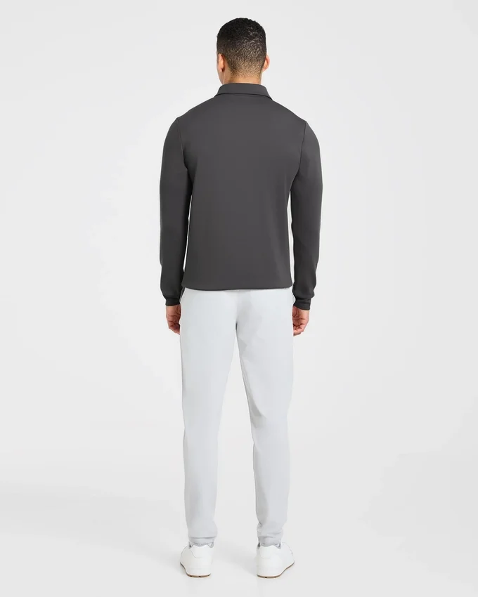 Precision Longsleeve Collared Pullover