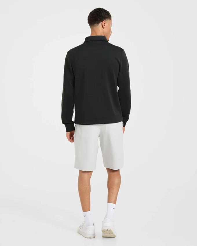 Precision Longsleeve Collared Pullover