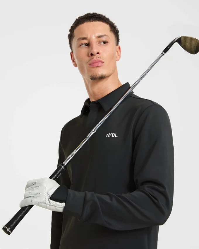 Precision Longsleeve Collared Pullover
