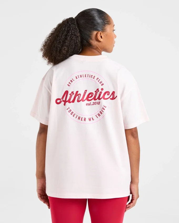 Retro Athletics Club Oversized T Shirt