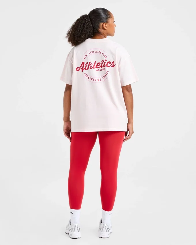 Retro Athletics Club Oversized T Shirt