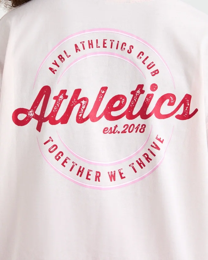 Retro Athletics Club Oversized T Shirt