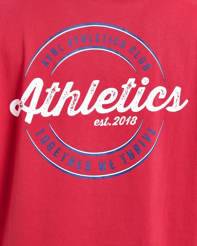Retro Athletics Club Oversized T Shirt