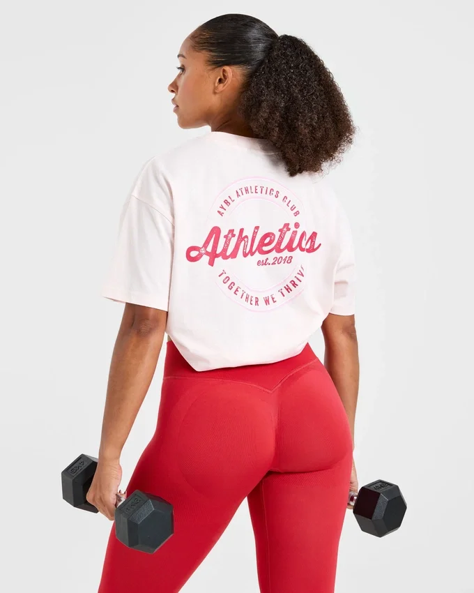 Retro Athletics Club Oversized T Shirt