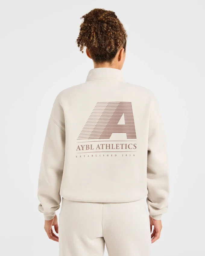 Retro Athletics Oversized 1/4 Zip Pullover