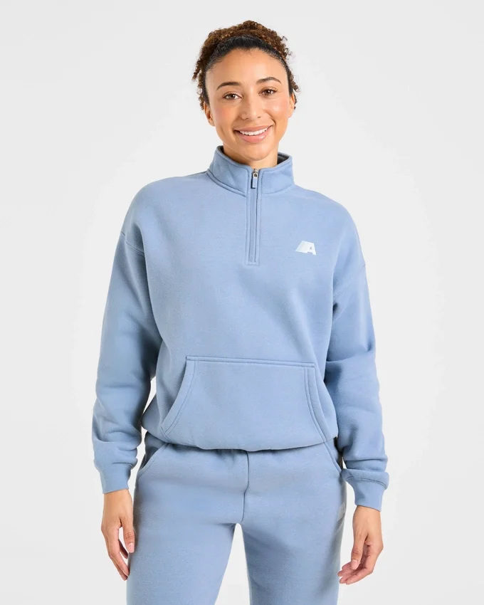 Retro Athletics Oversized 1/4 Zip Pullover