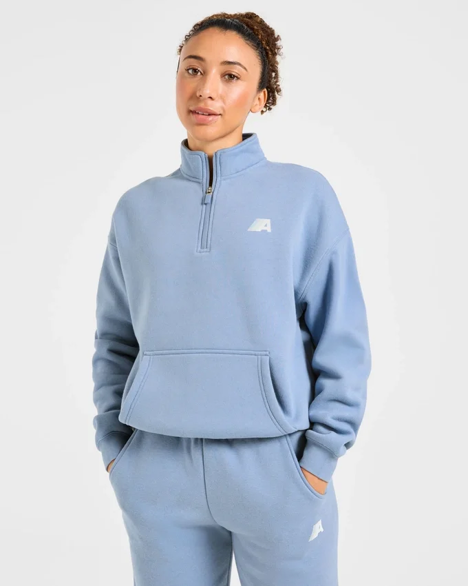 Retro Athletics Oversized 1/4 Zip Pullover