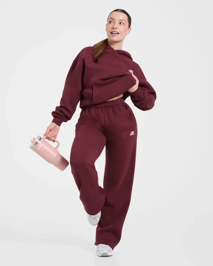 Retro Athletics Oversized Straight Leg Joggers