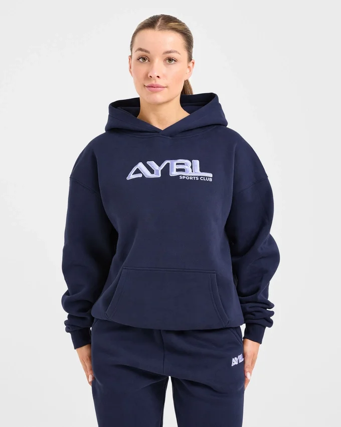 Retro Embroidered Oversized Hoodie