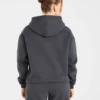 Retro Embroidered Oversized Hoodie