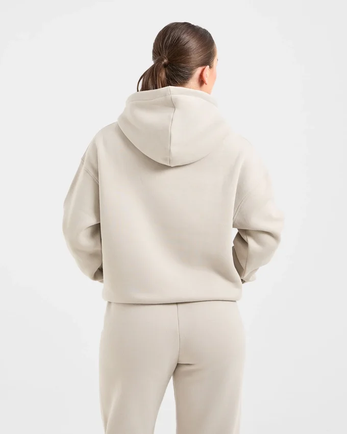 Retro Embroidered Oversized Hoodie