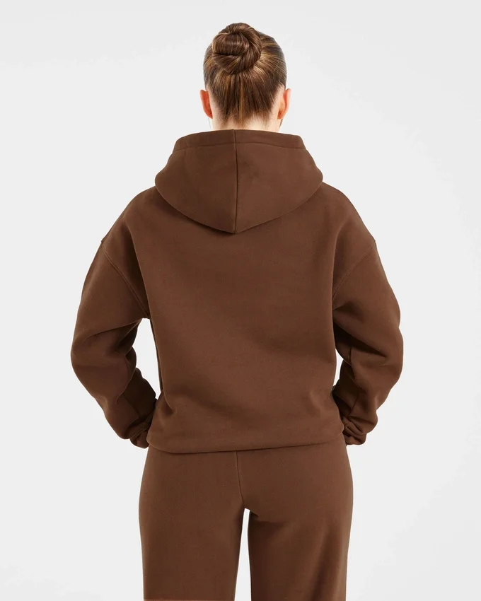 Retro Embroidered Oversized Hoodie