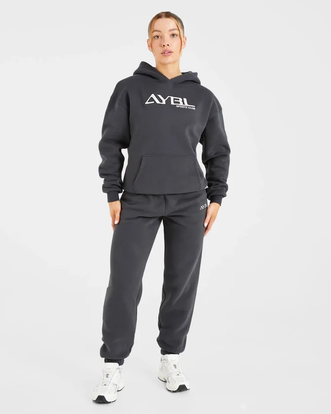 Retro Embroidered Oversized Joggers