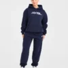 Retro Embroidered Oversized Hoodie