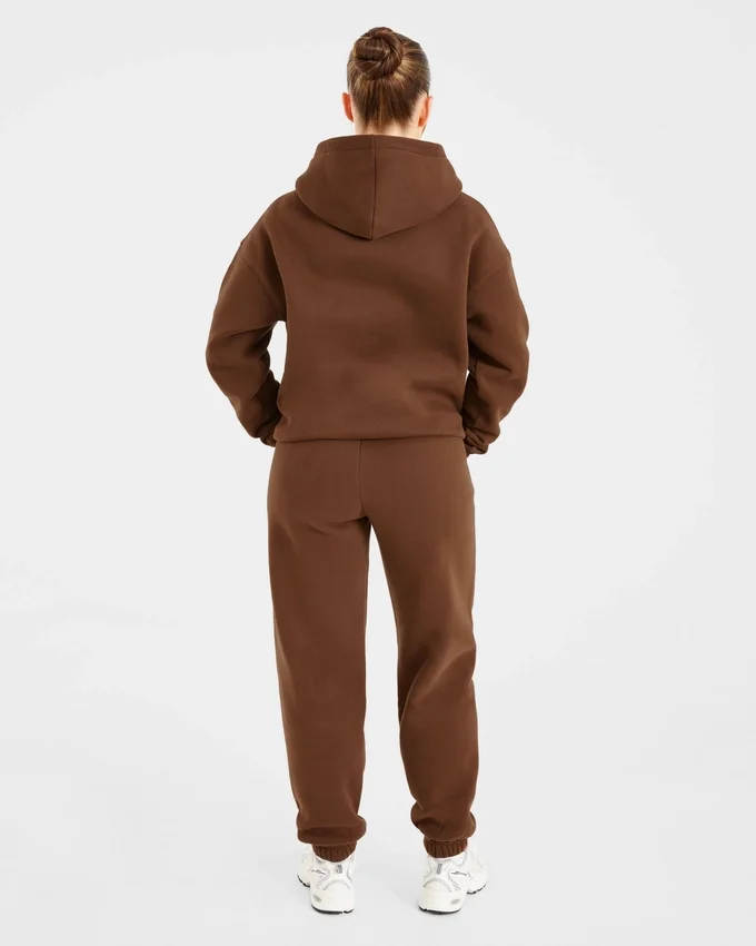 Retro Embroidered Oversized Hoodie