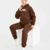 Retro Embroidered Oversized Hoodie