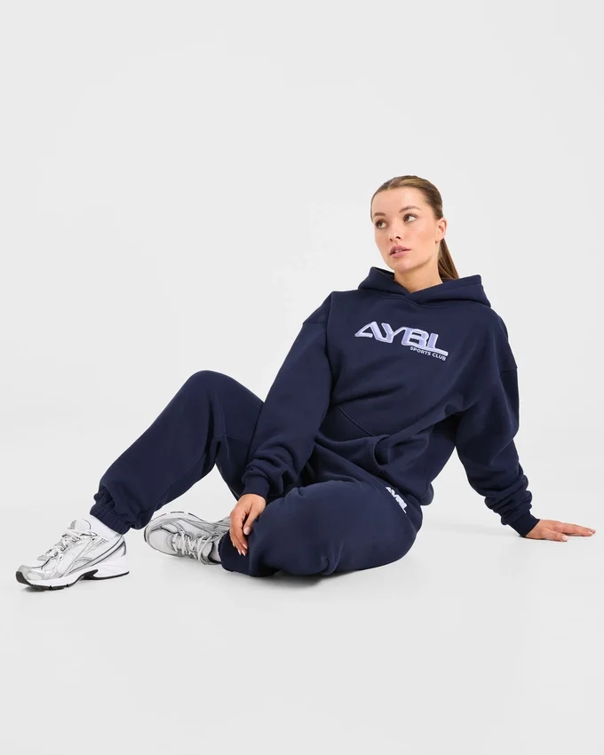 Retro Embroidered Oversized Hoodie