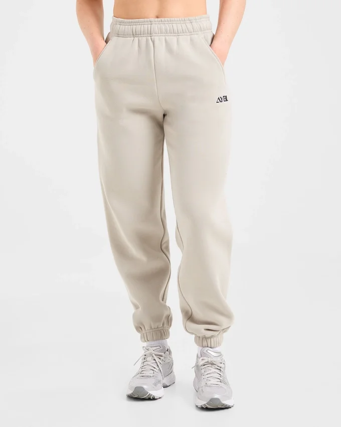 Retro Embroidered Oversized Joggers