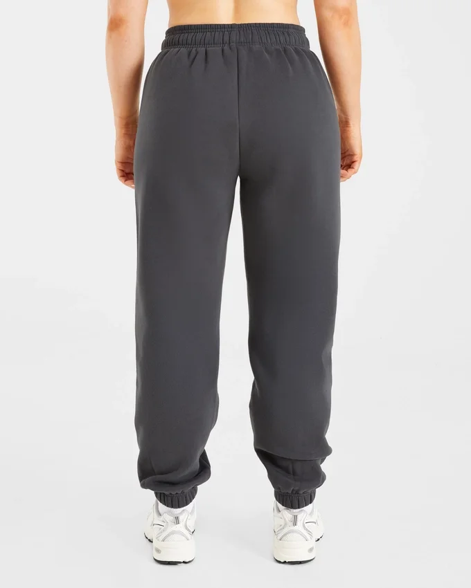 Retro Embroidered Oversized Joggers