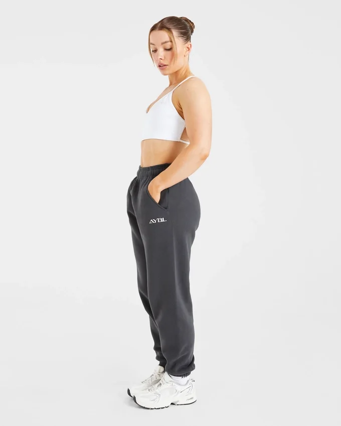 Retro Embroidered Oversized Joggers
