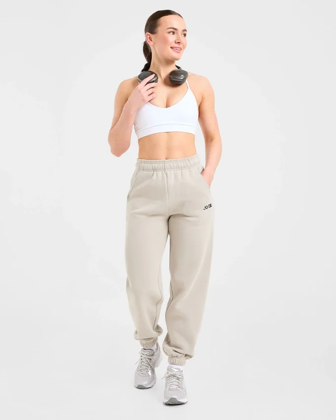 Retro Embroidered Oversized Joggers