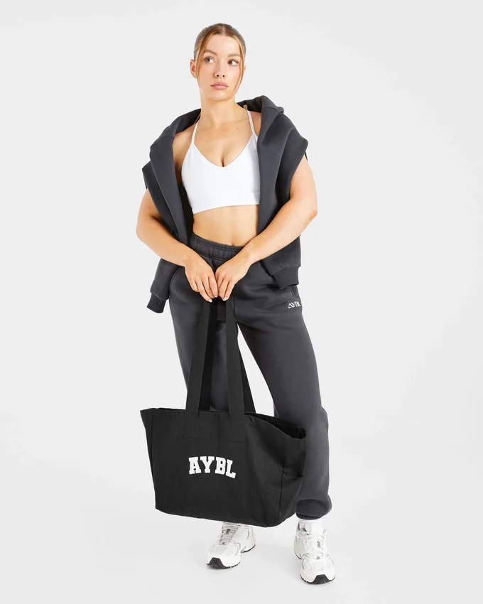 Retro Embroidered Oversized Joggers