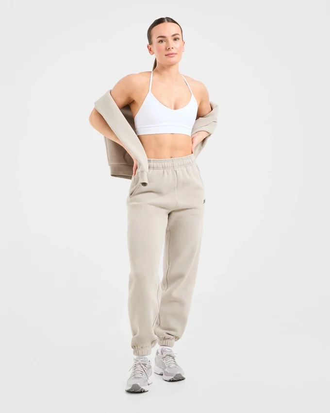 Retro Embroidered Oversized Joggers