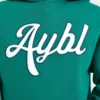 Script Embroidered Oversized Hoodie