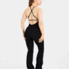 Sculpt Backless Flared All In One