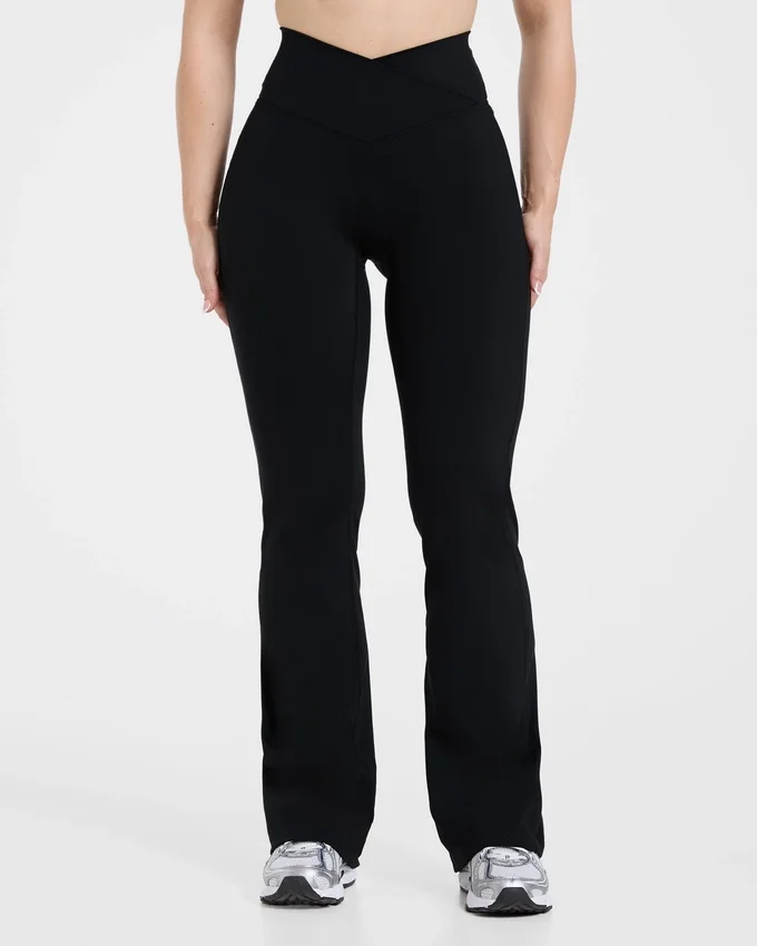 Sculpt Wrap Flared Leggings