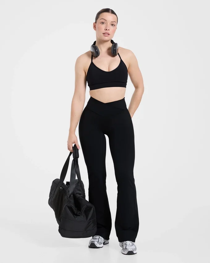 Sculpt Wrap Flared Leggings
