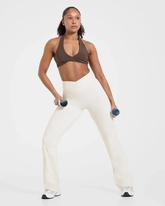 Sculpt Wrap Flared Leggings
