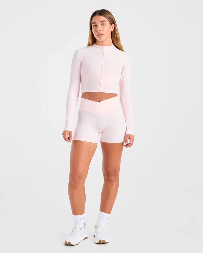 Sculpt Wrap Zip Up Jacket