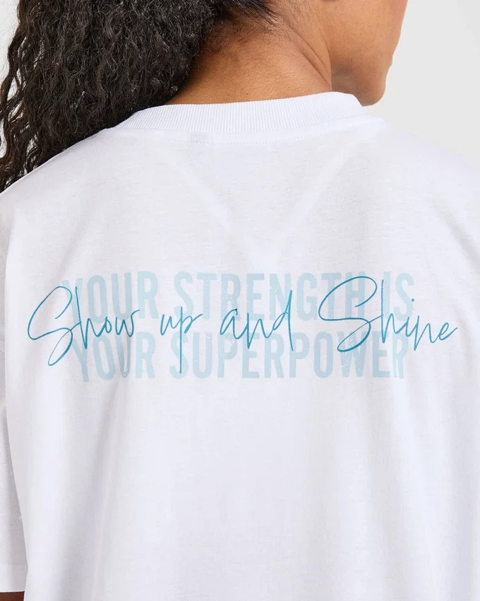 Show Up Oversized T Shirt