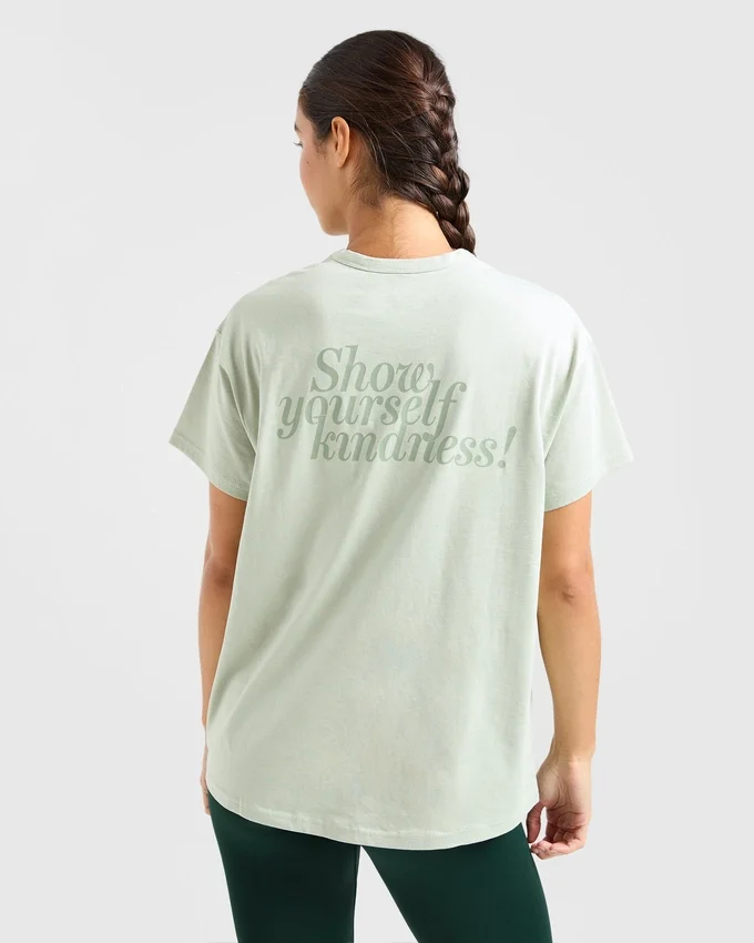 Show Yourself Kindness Oversized T Shirt