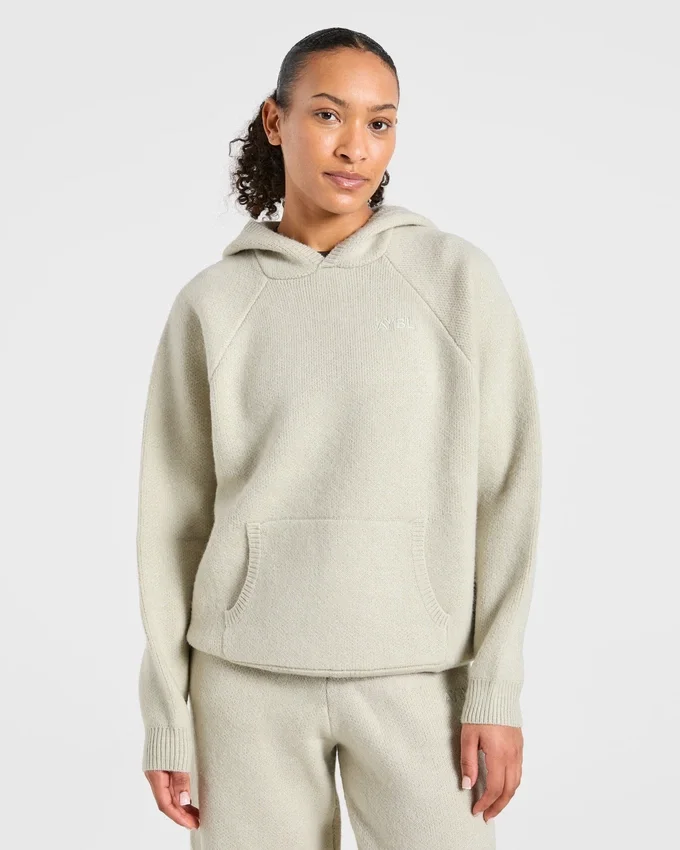 Soft Oversized Knitted Hoodie
