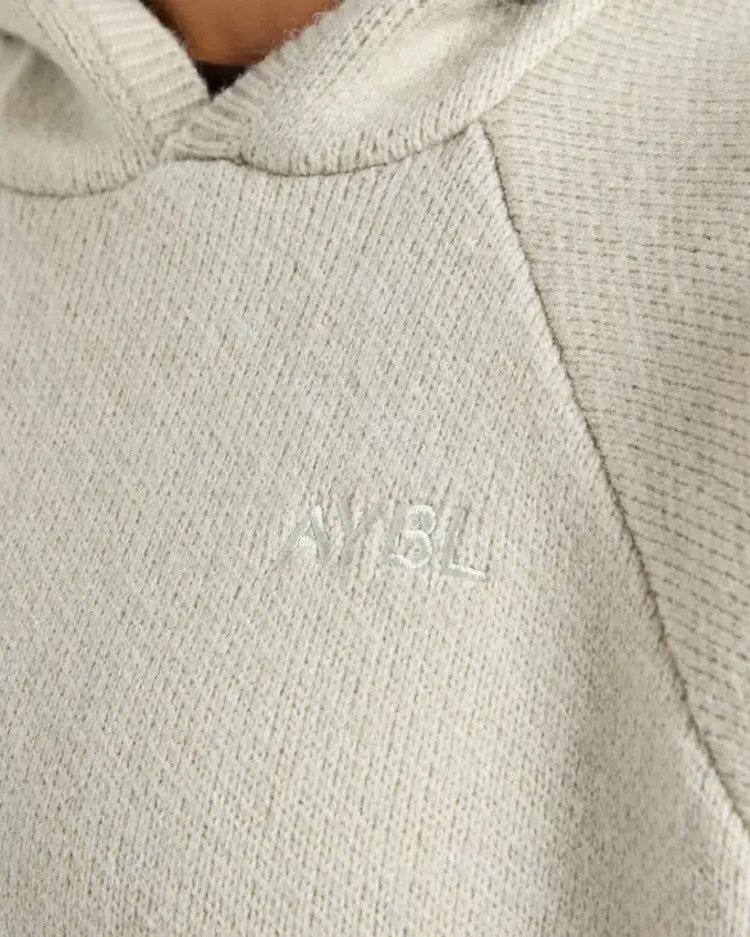 Soft Oversized Knitted Hoodie