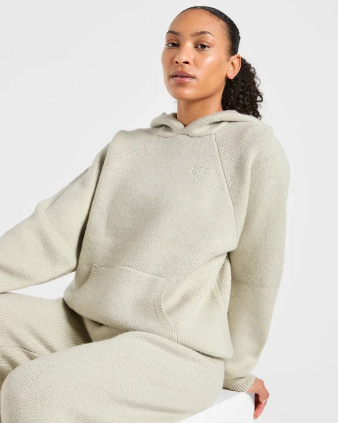 Soft Oversized Knitted Hoodie